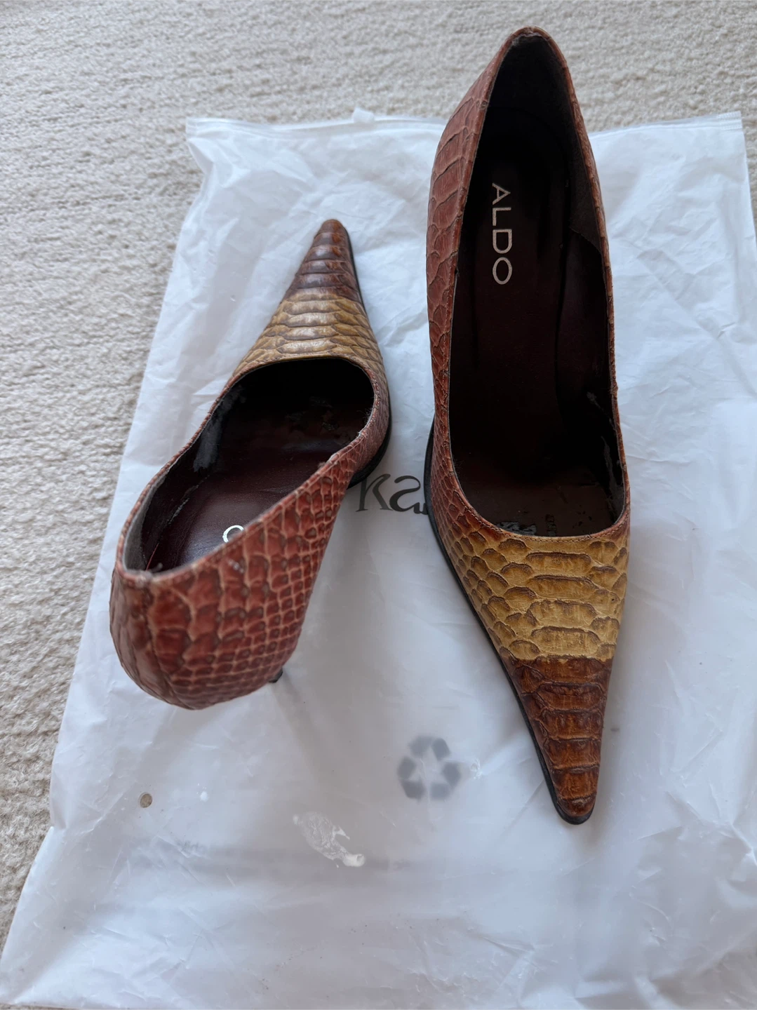 ALDO Snake Print Heels
