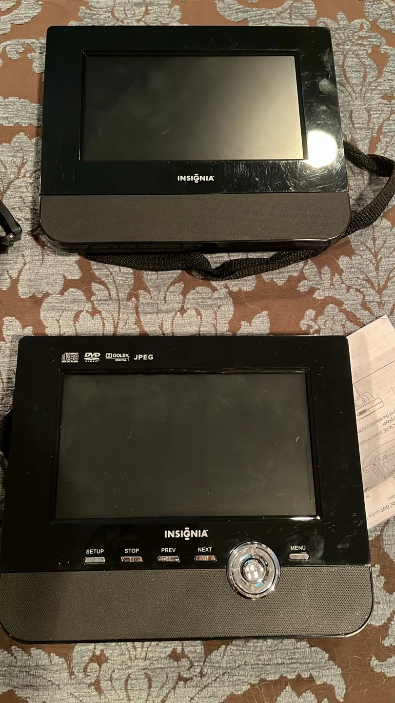 Insignia 7" Dual Screen Portable DVD Player