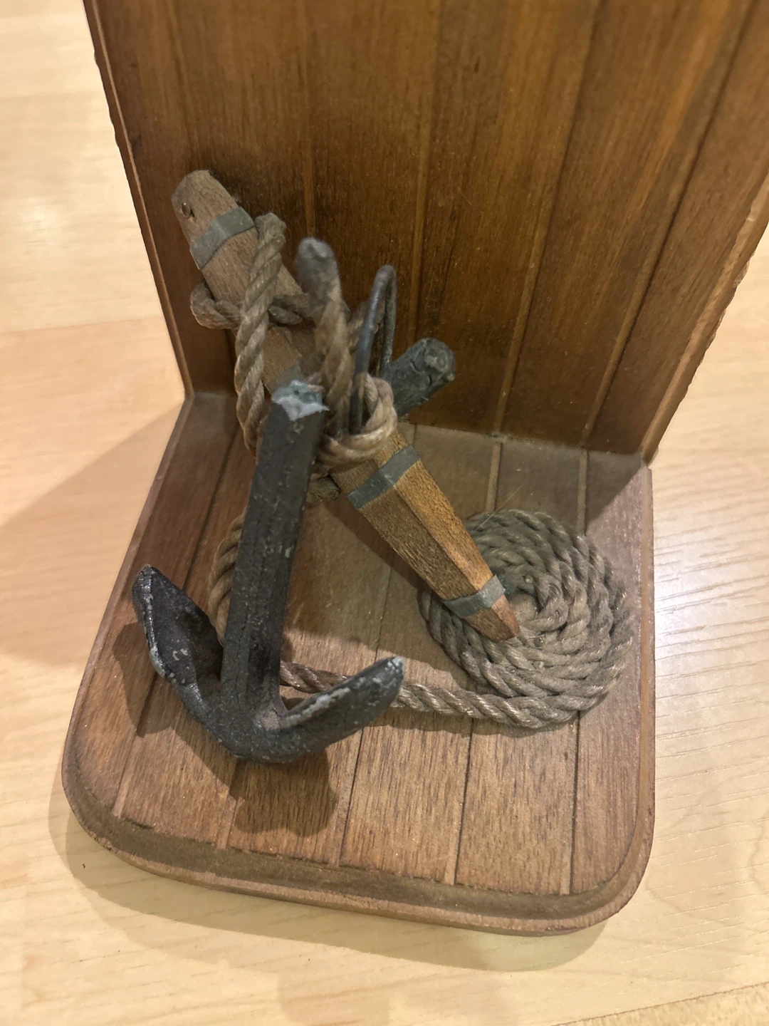 Nautical Anchor and Winch Bookends *broken/fixable* - photo 3