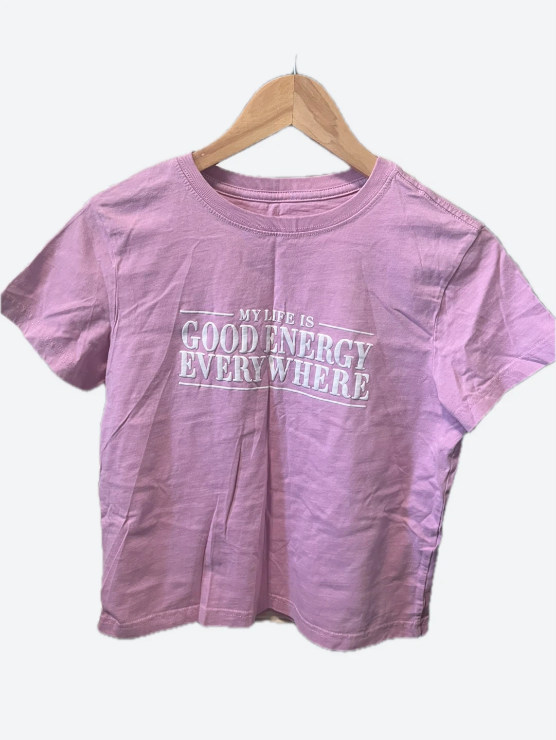 Light pink t-shirt - GIORDANO