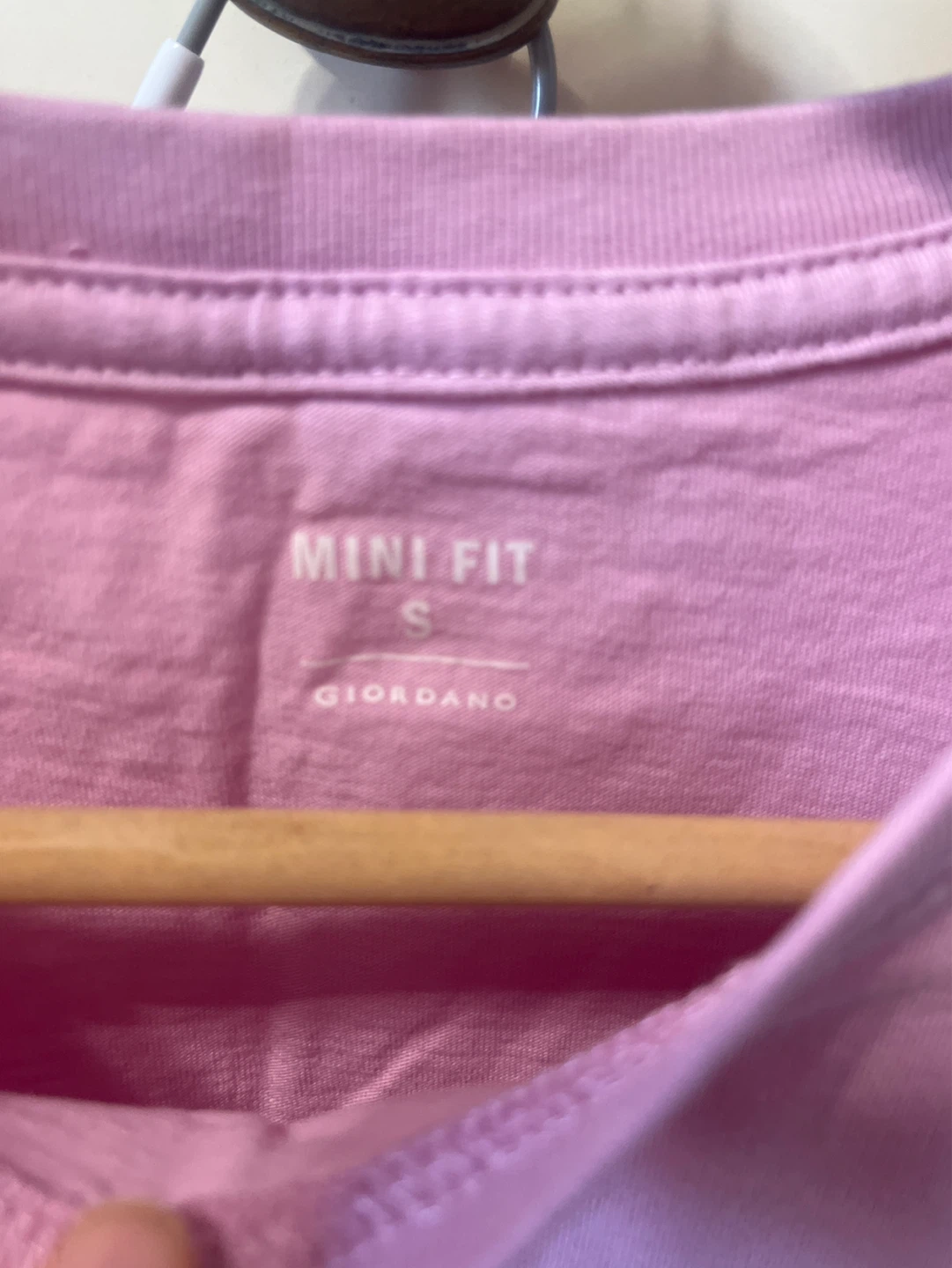 Light pink t-shirt - GIORDANO - photo 2