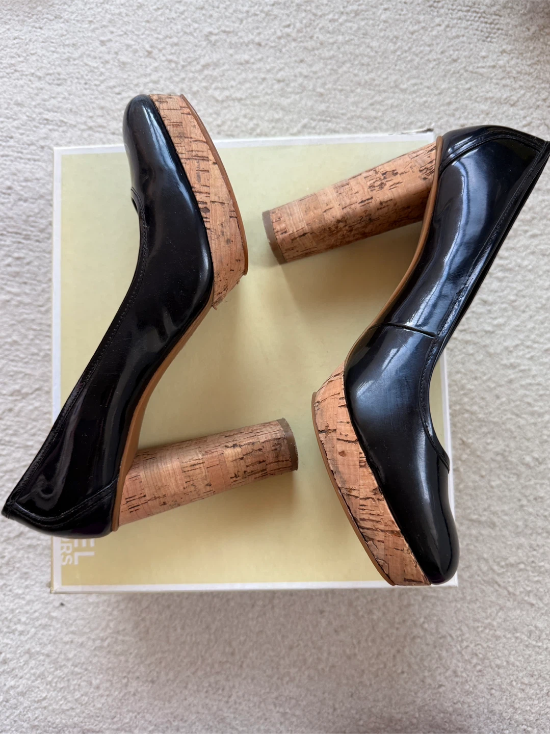 Michael Kors Black Patent Leather Darrien Pump Shoes