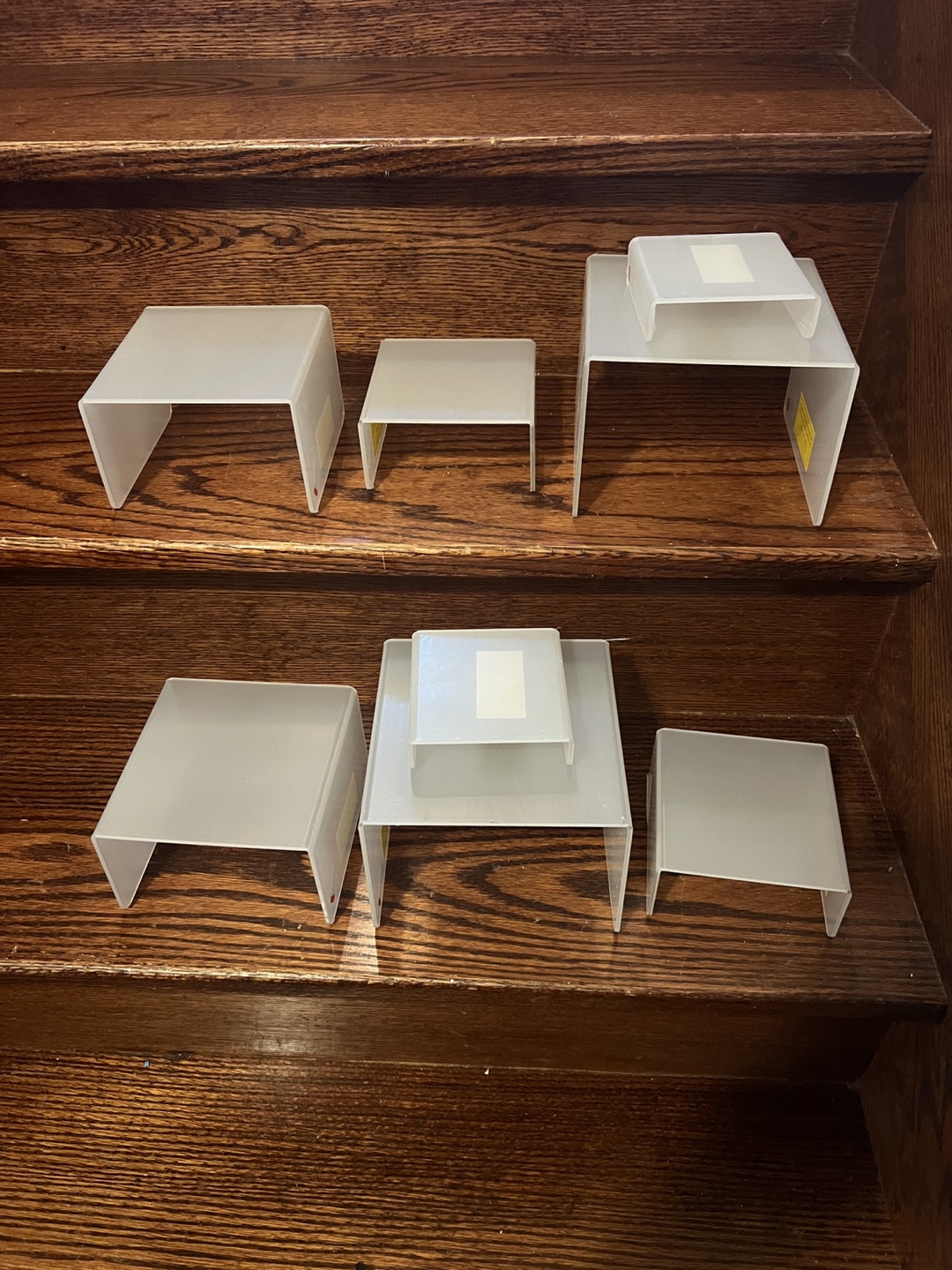 Acrylic Display Risers for Retail or Home