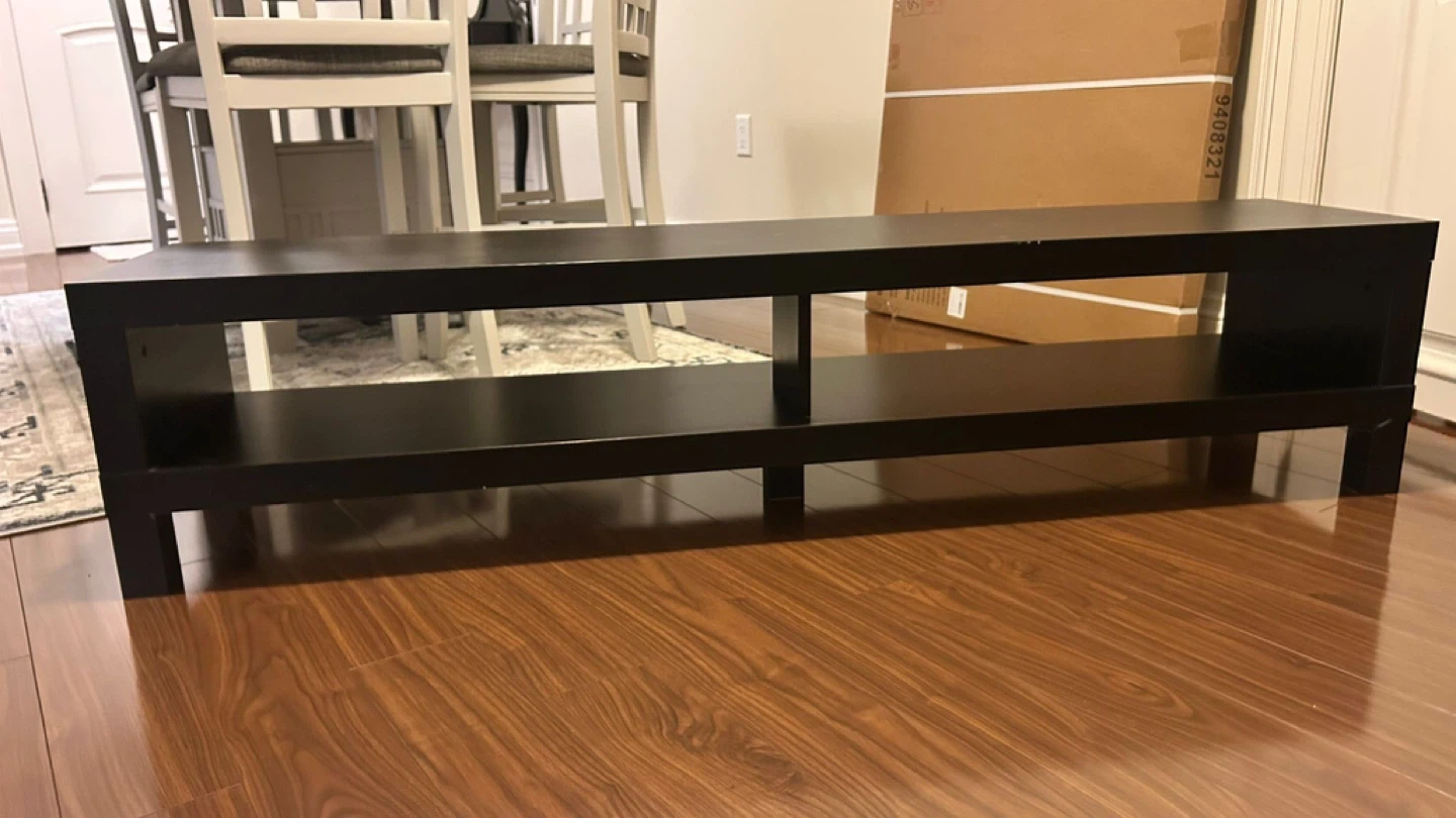 Black TV Stand / Media Console - photo 2