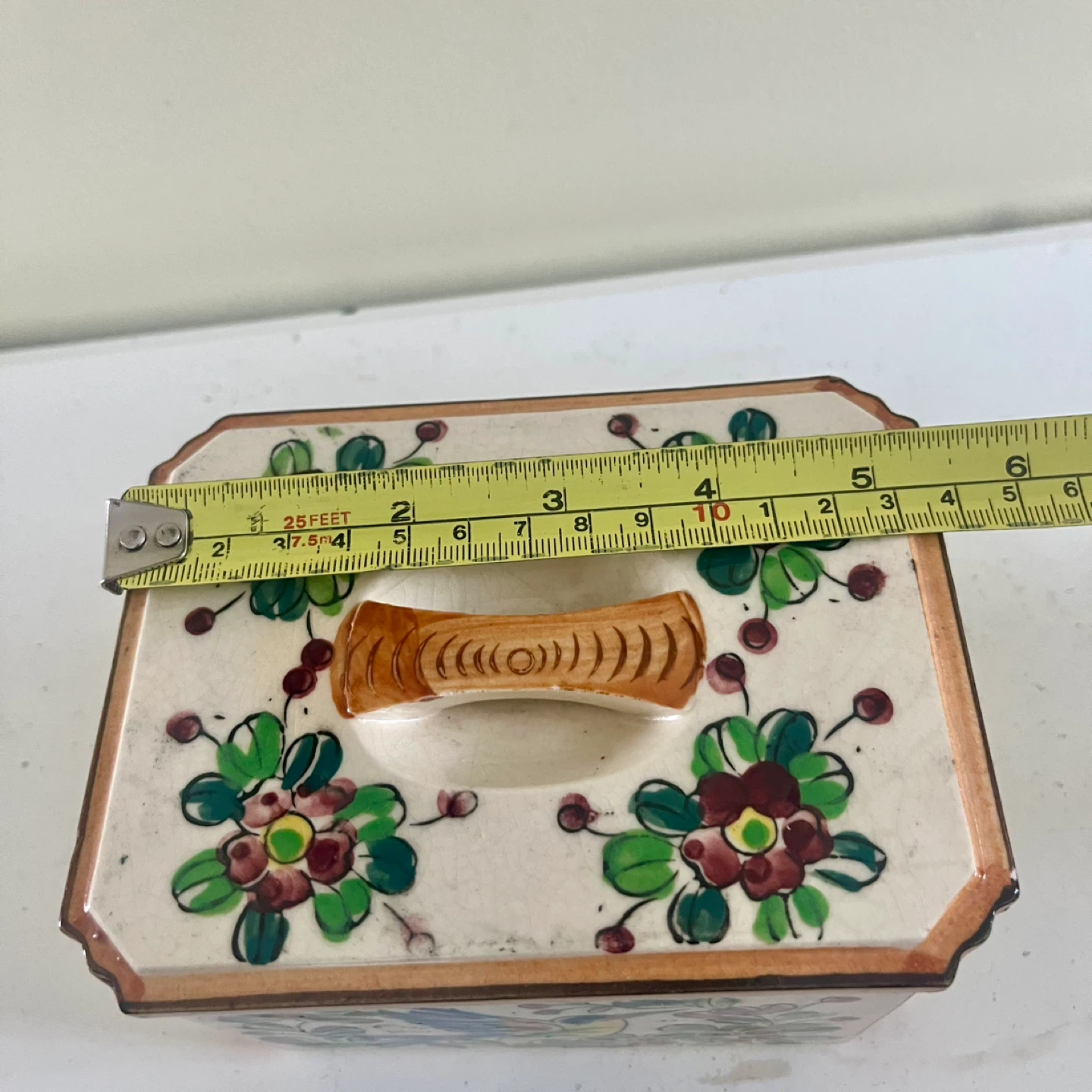 Made in Japan Hand Painted Ceramic Trinket Box - photo 5