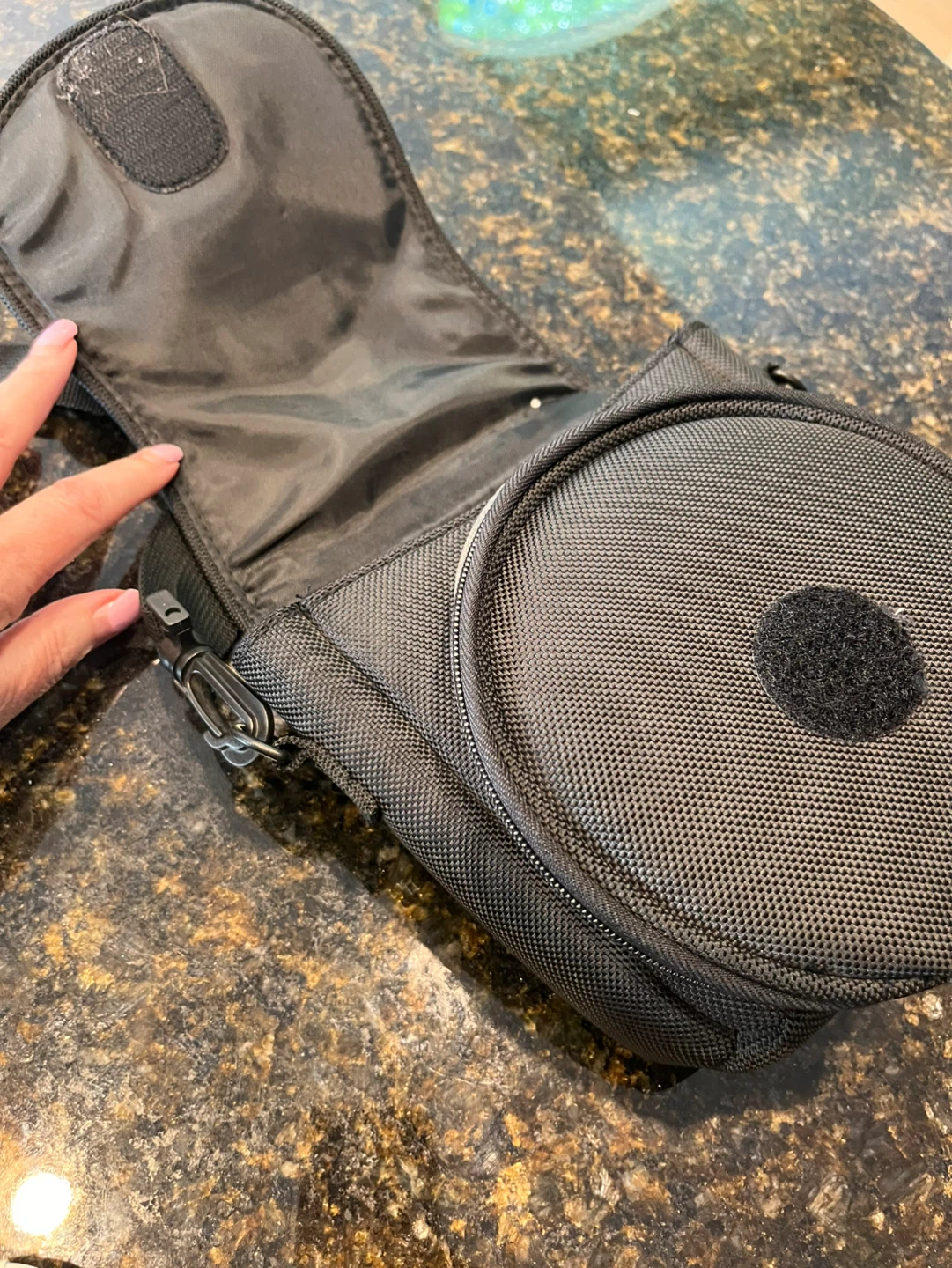 Black CD Holder Case with Strap - photo 2