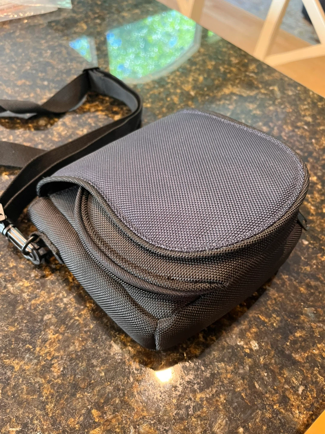 Black CD Holder Case with Strap