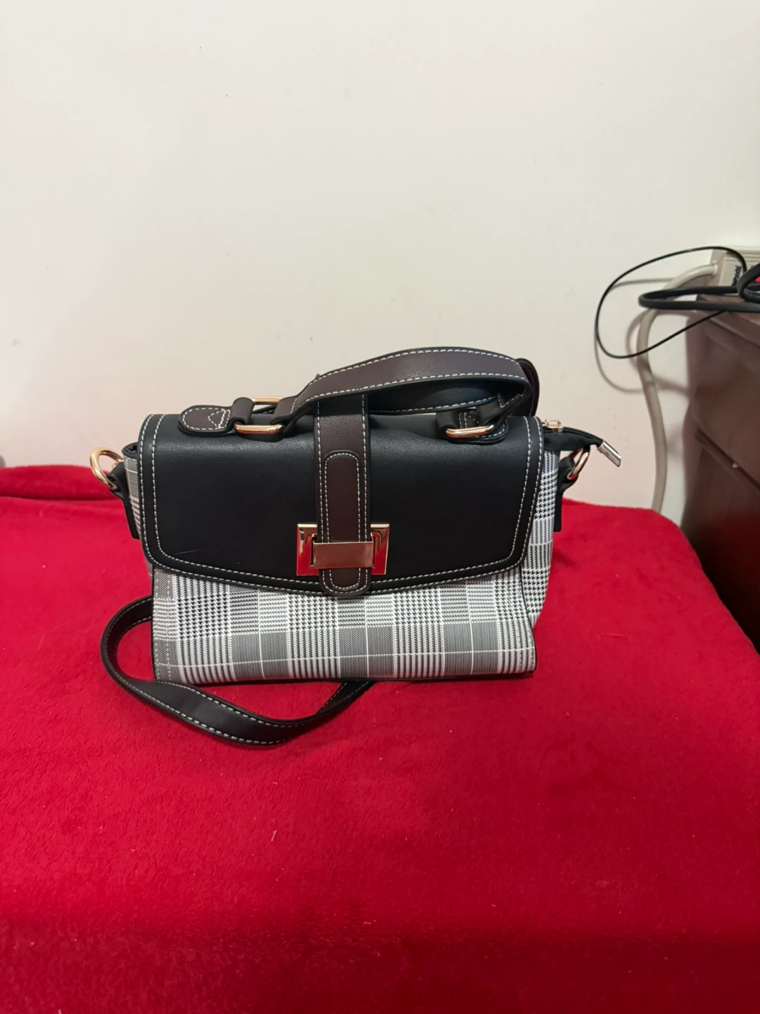 Women's Plaid Crossbody Handbag