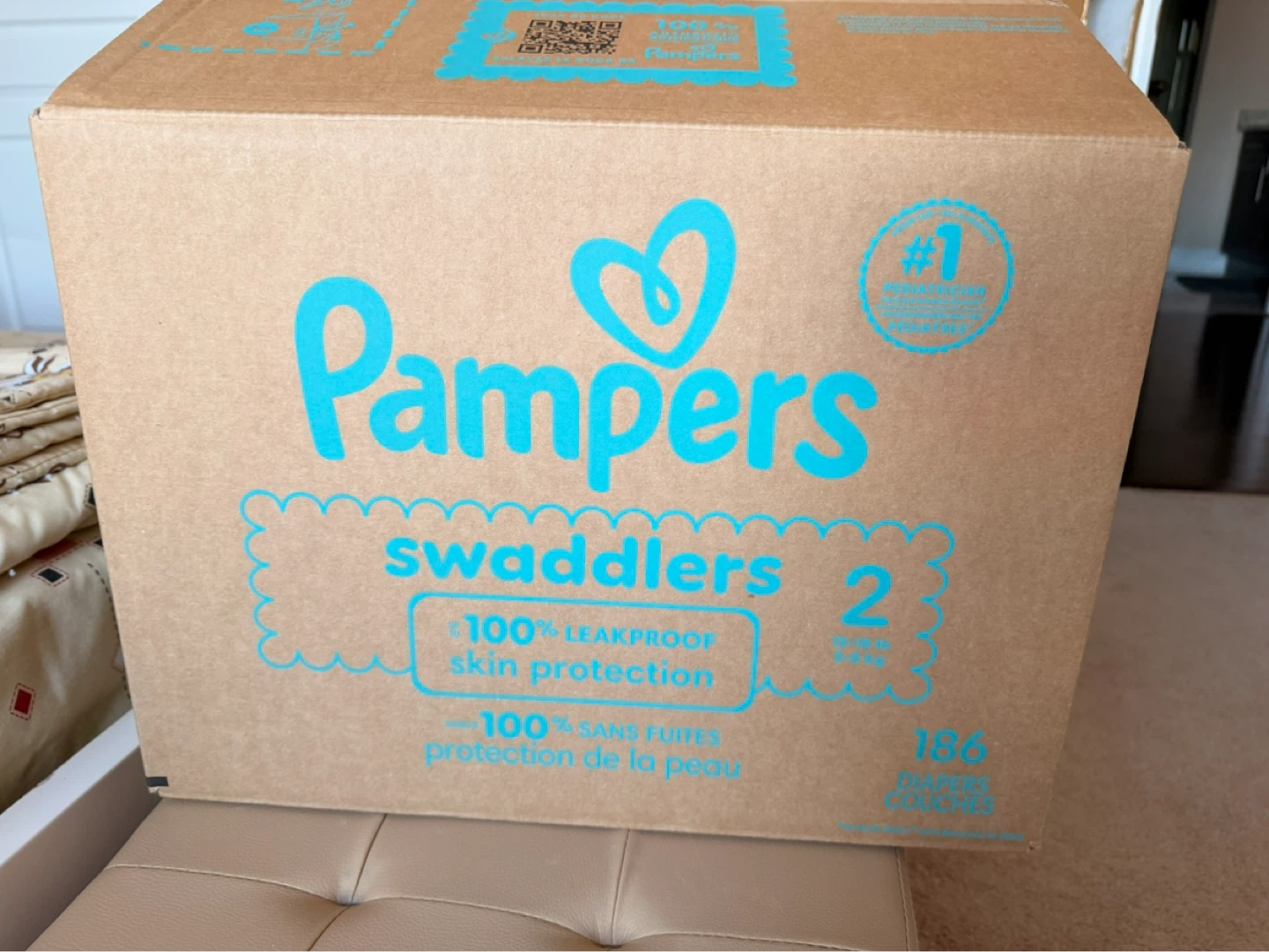 Pampers Swaddlers Size 2 Diapers - 186 Count