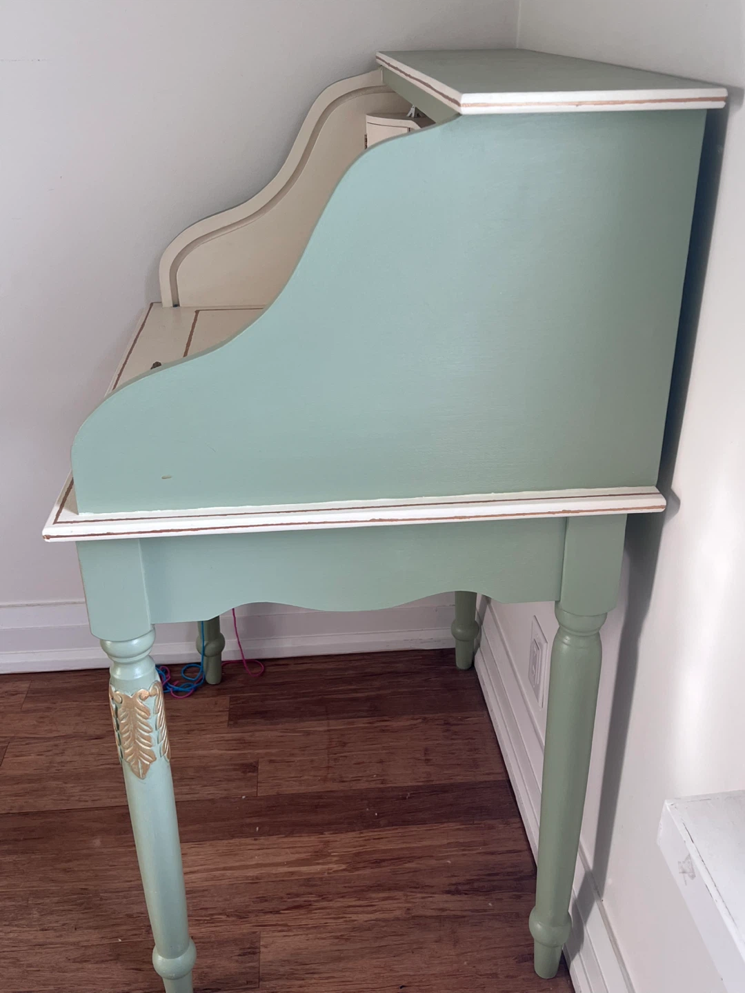 Vintage writing desk - Mint Green - photo 2