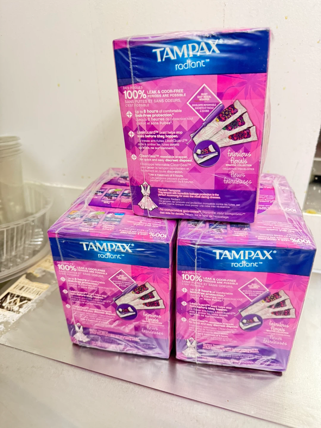 Tampax Radiant Tampons - Fabulous Florals Collection