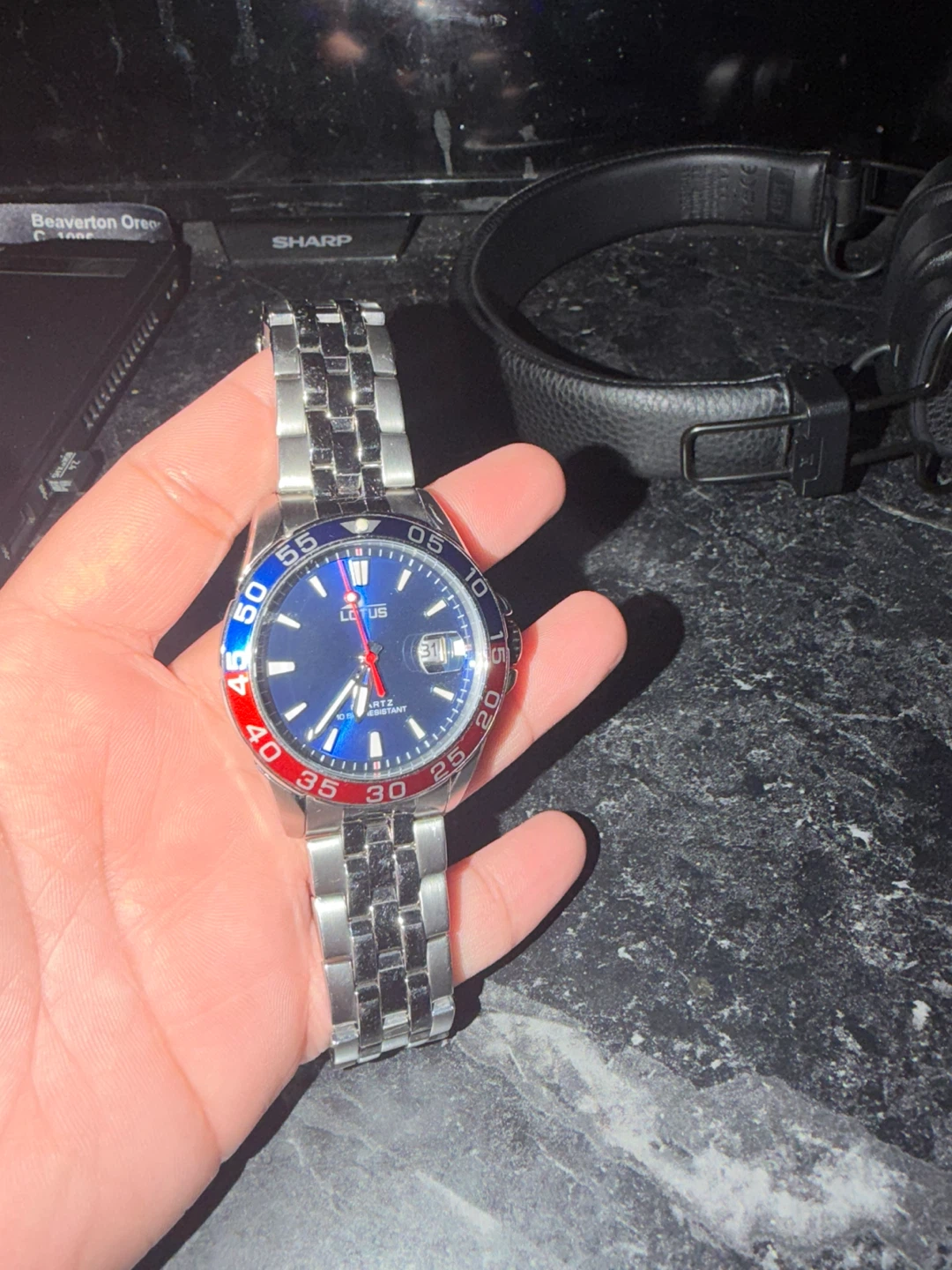 Lotus Men's Quartz Watch Blue Dial
