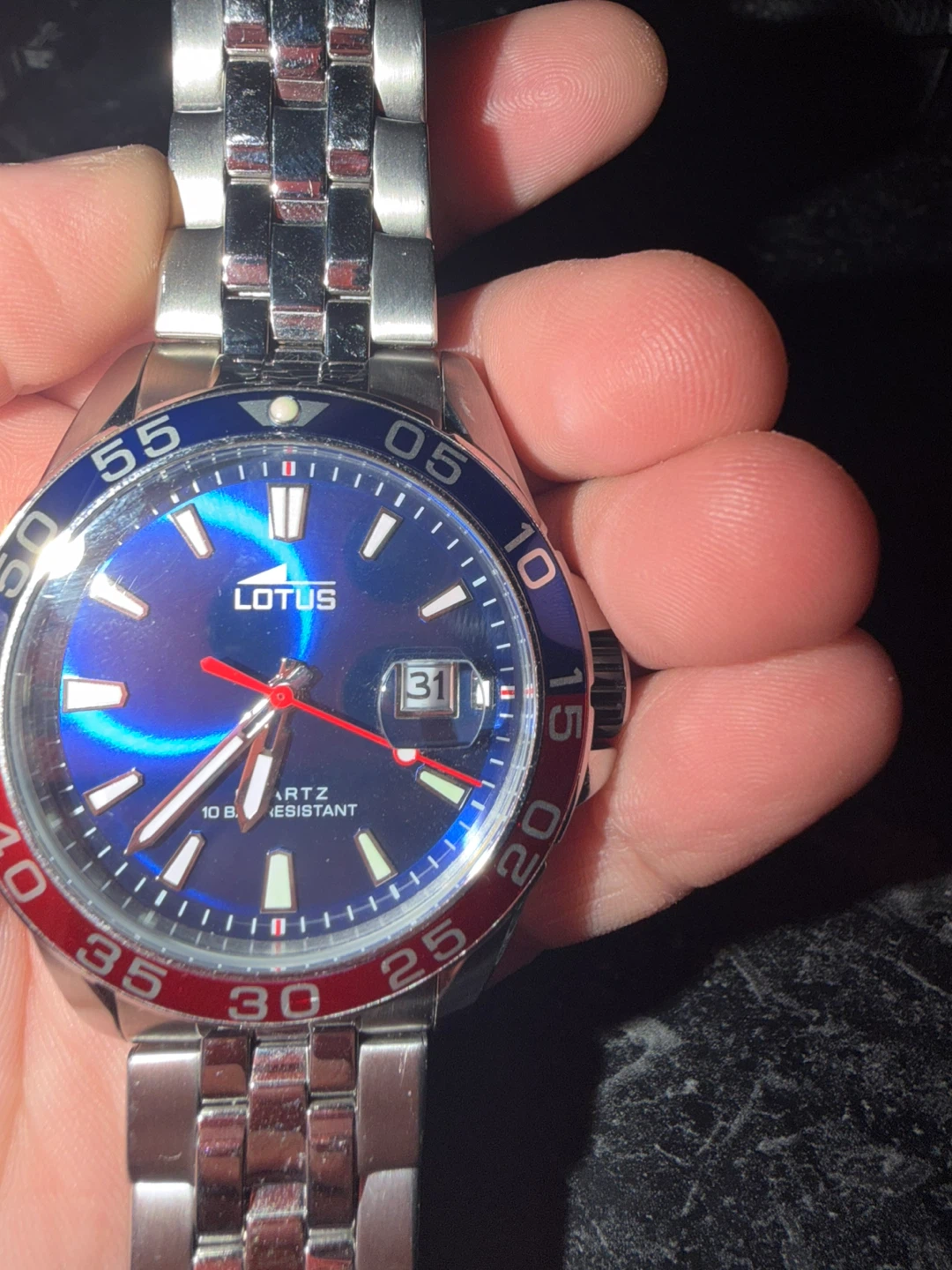 Lotus Men's Quartz Watch Blue Dial - photo 3