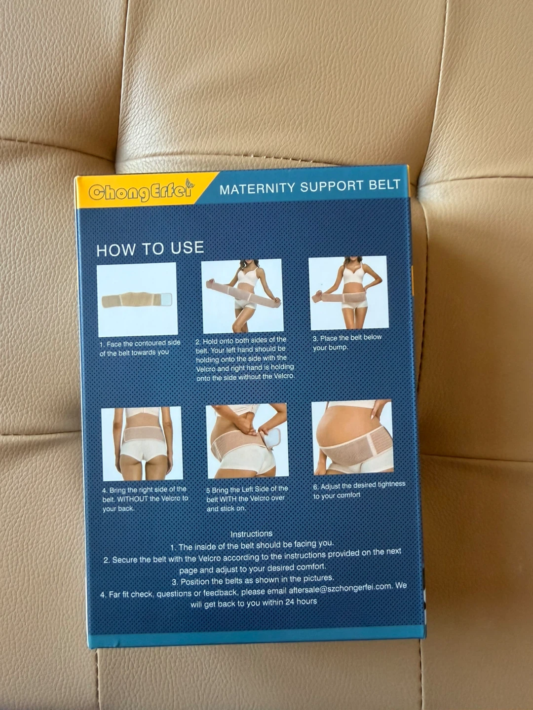 ChongErfei Maternity Support Belt Adjustable - photo 2