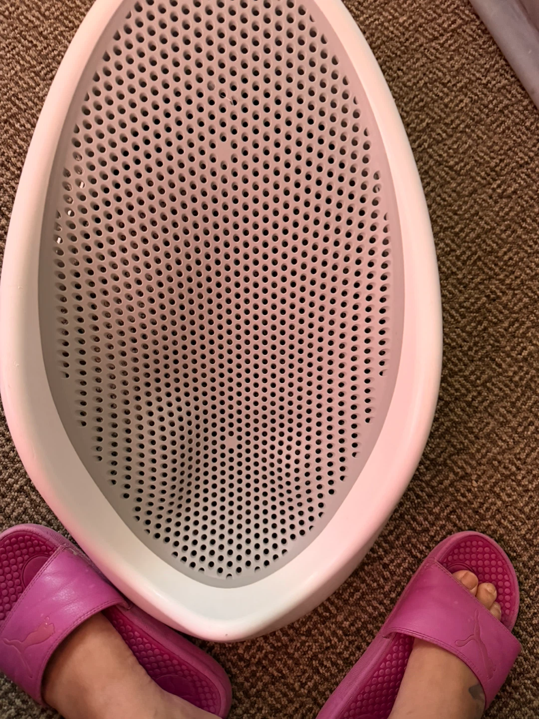 White Infant Bath Support Seat