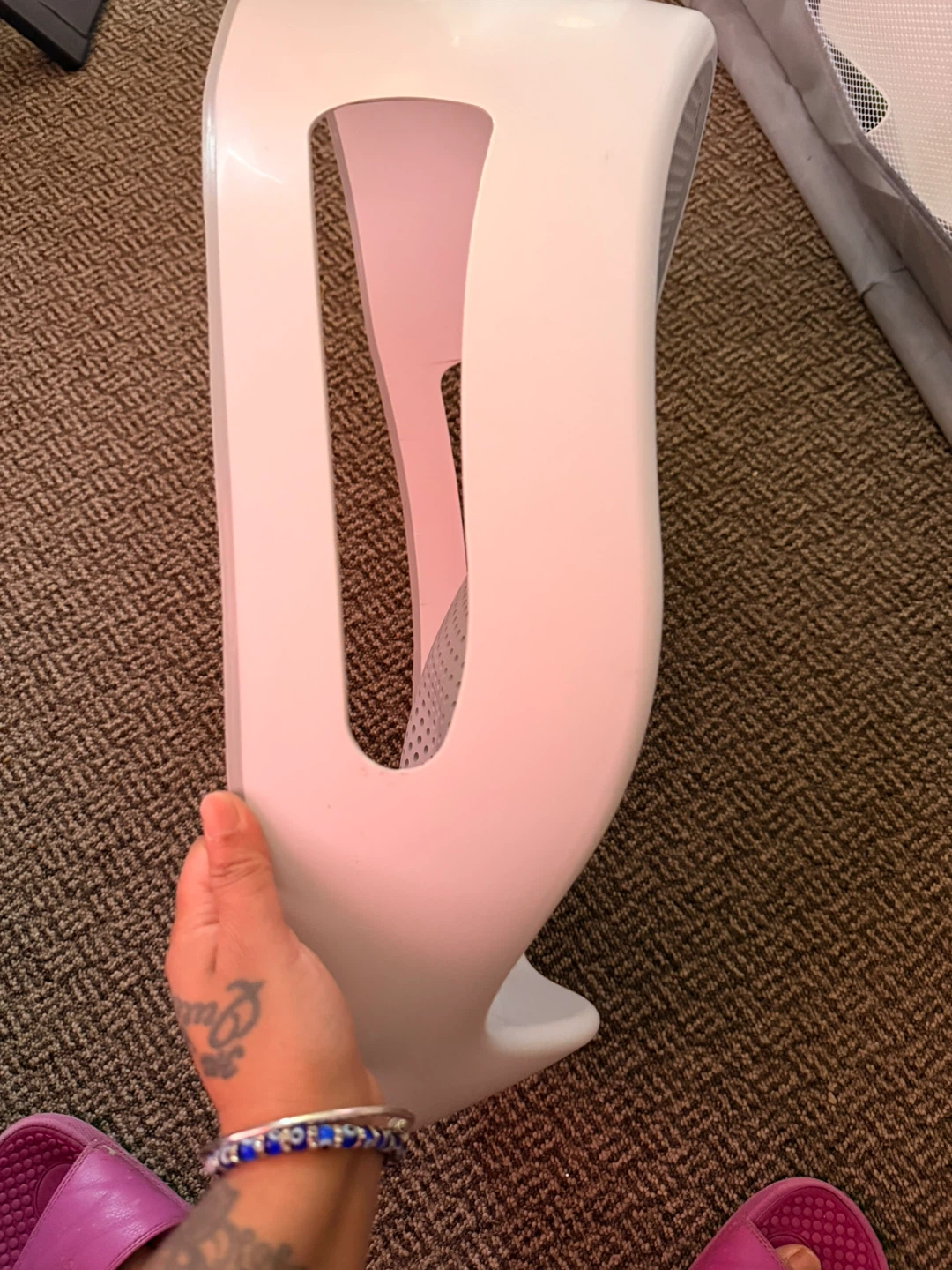 White Infant Bath Support Seat - photo 2