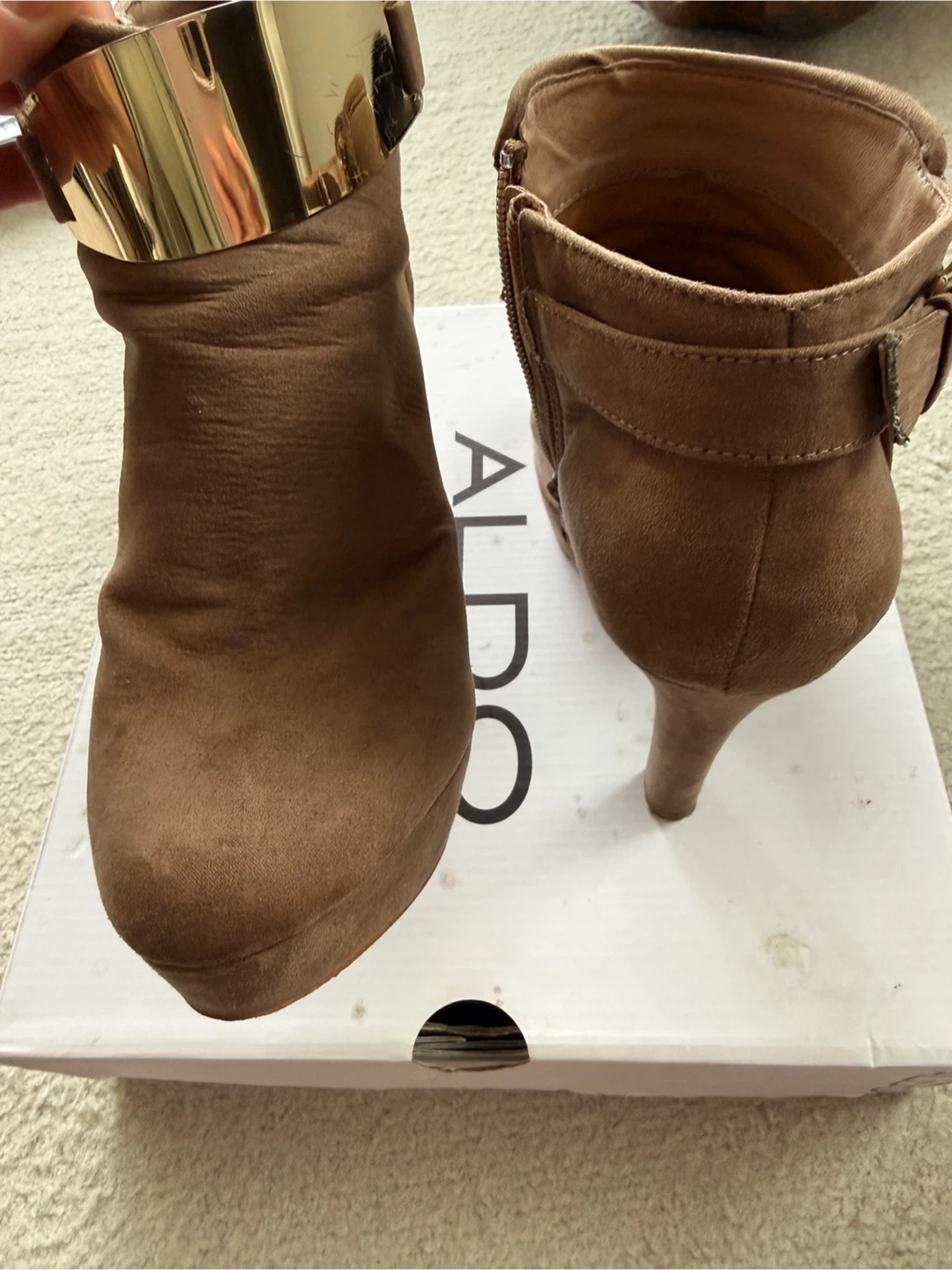 ALDO KREPELA Ankle Boots - Brown Suede - photo 3
