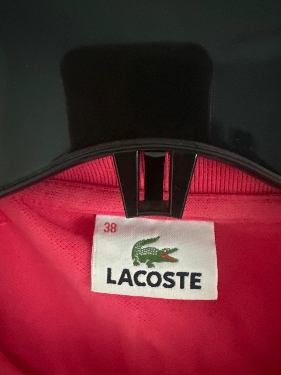 Lacoste Pink Polo Shirt Size 38 - photo 2