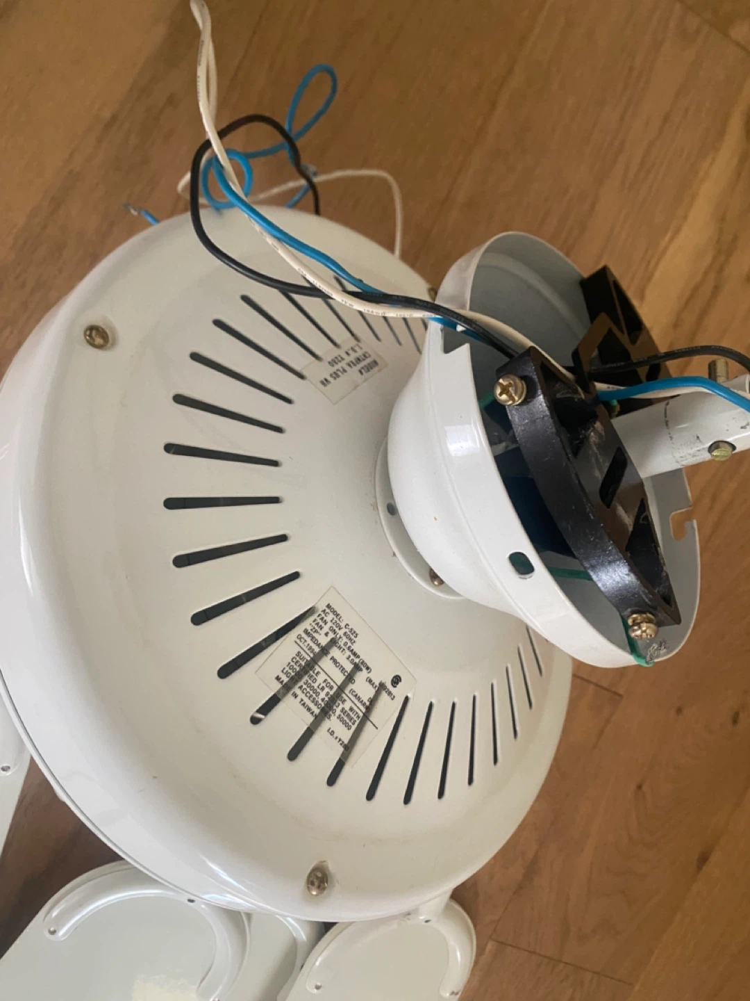Casablanca White Ceiling Fan with 5 Blades