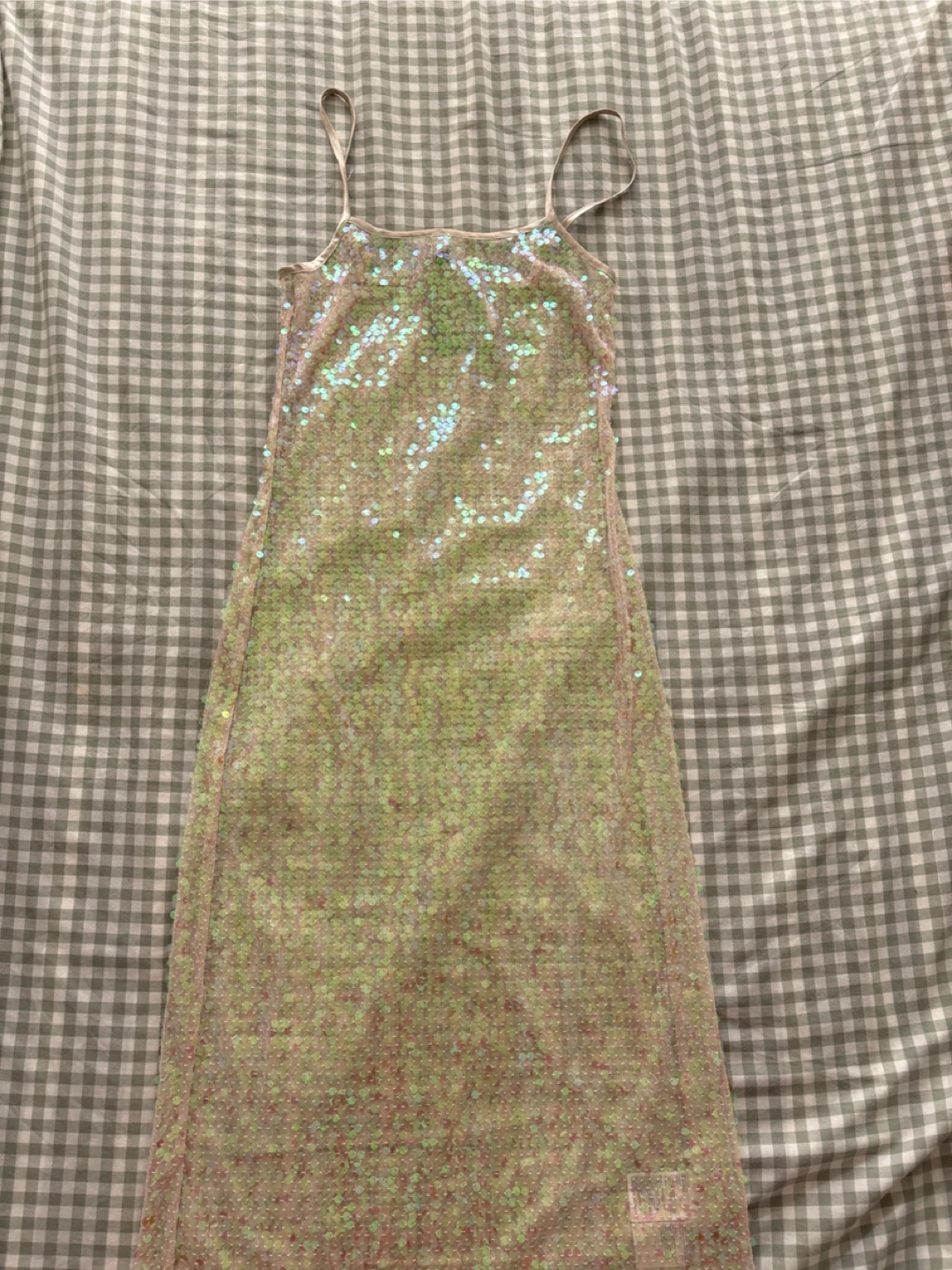 Sequin Sheer Maxi Dress (Size XS) - photo 2