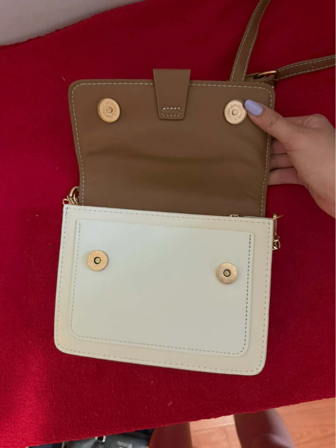 Two-tone crossbody purse - photo 3