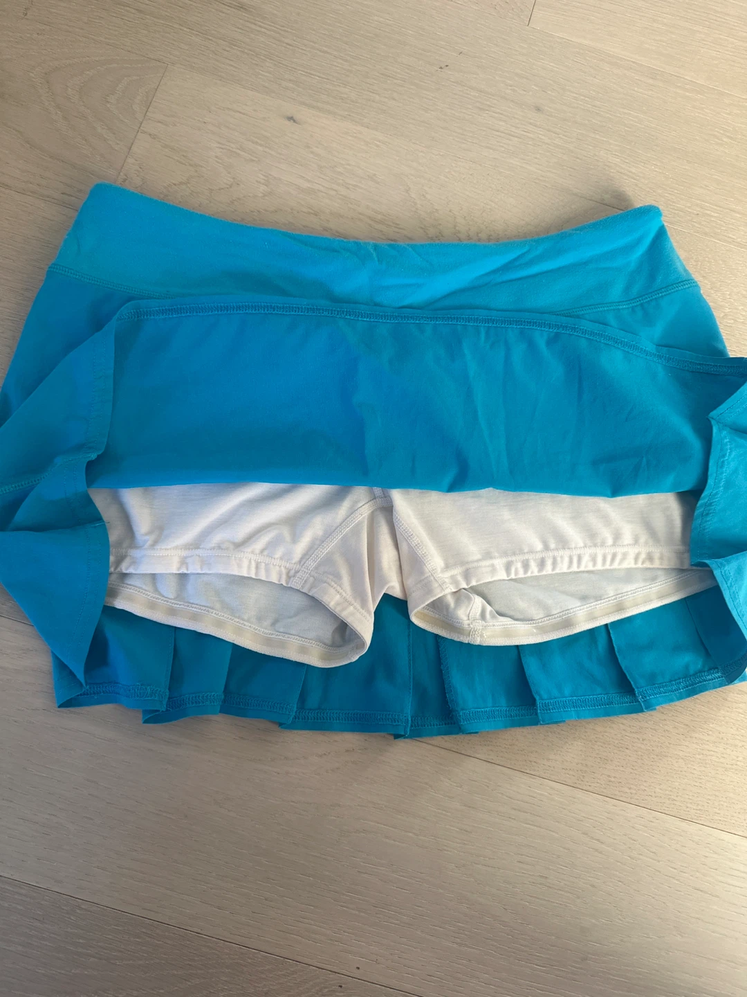 Lululemon Blue Pleated Skirt with Built-in Shorts - photo 4