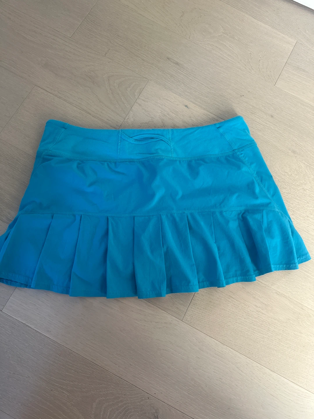 Lululemon Blue Pleated Skirt with Built-in Shorts