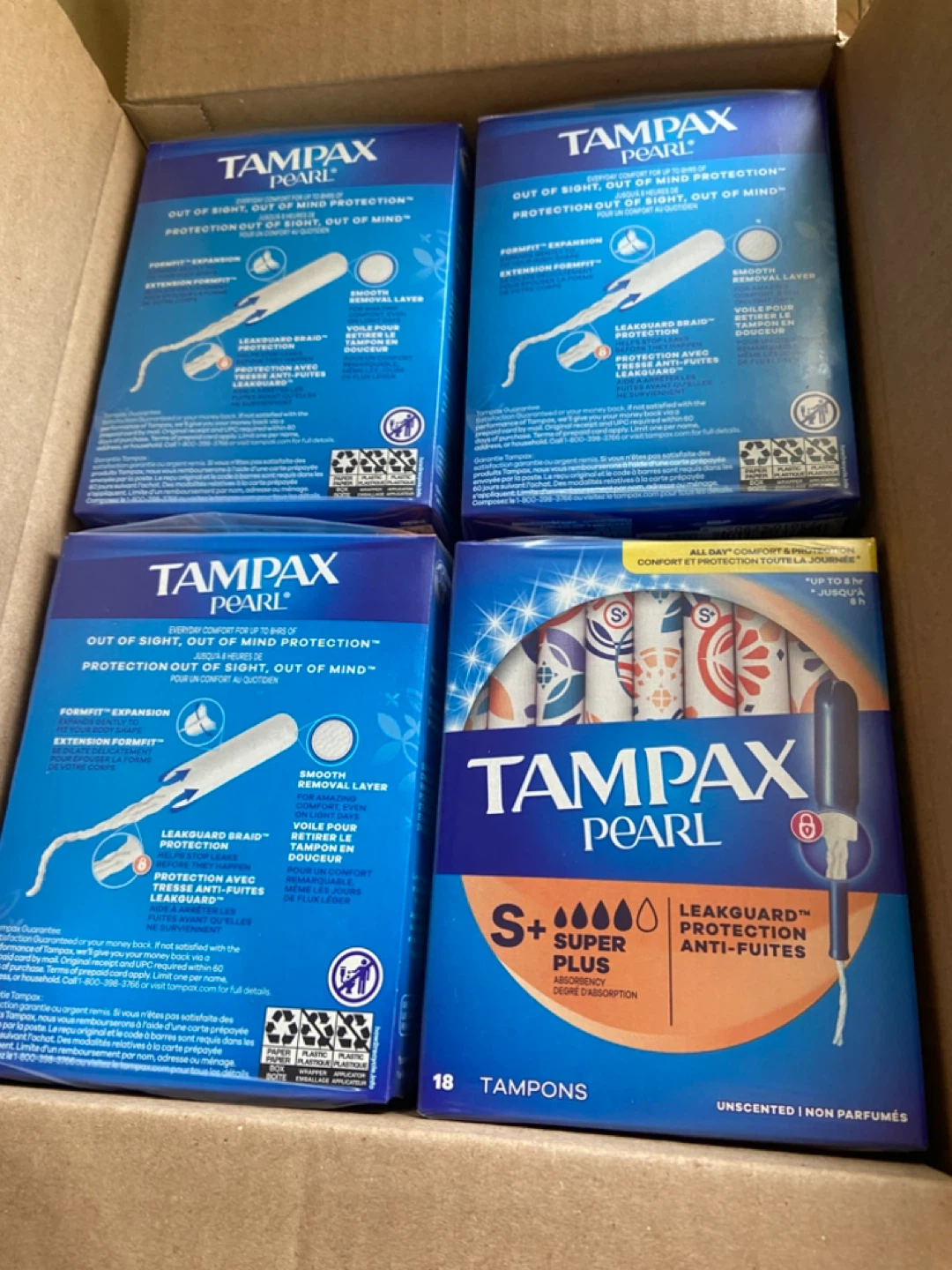 Tampax Pearl Super Plus Tampons, 18 count - photo 3