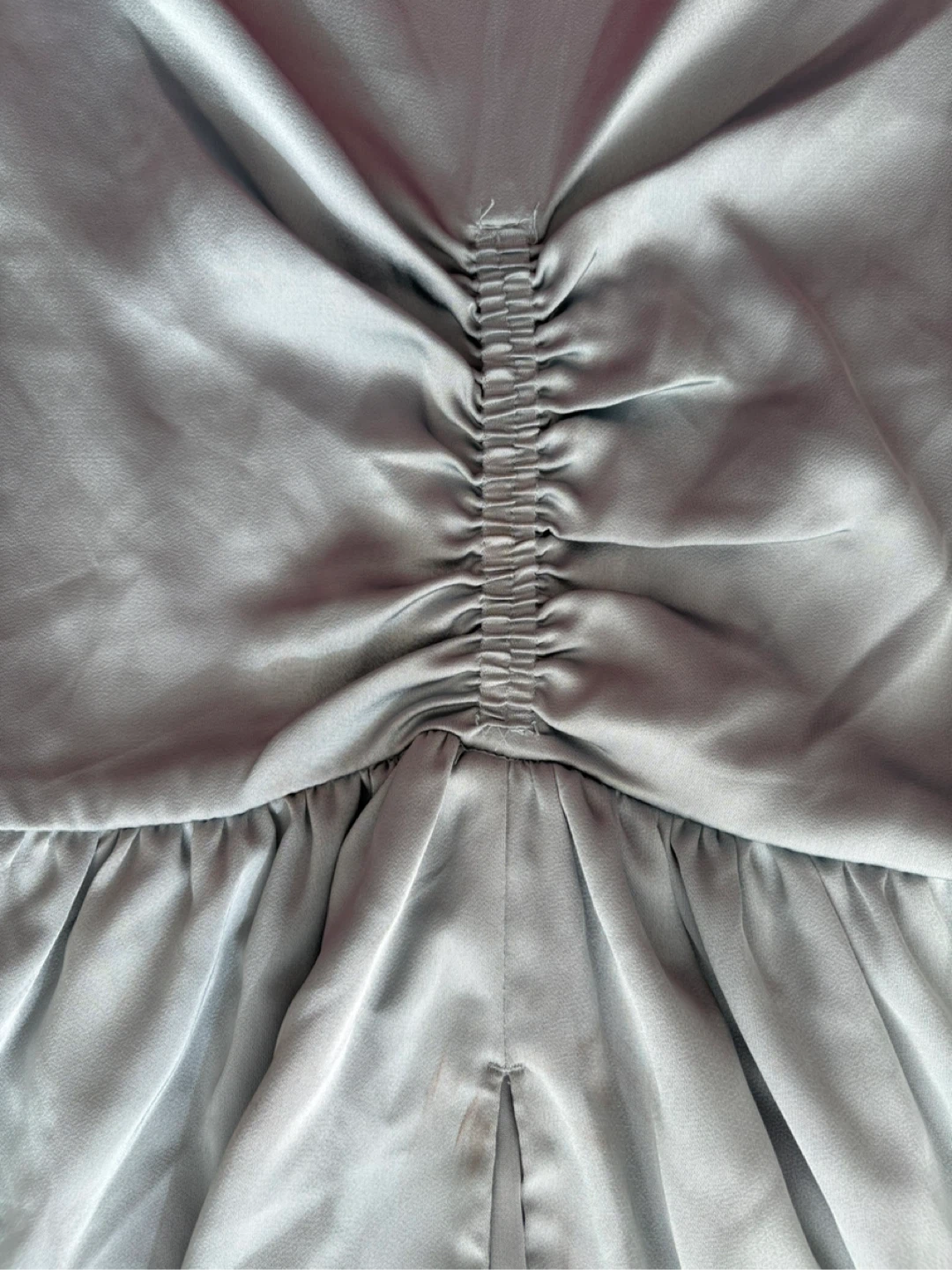 Light Blue Ruched Dress (Size XS) - photo 5
