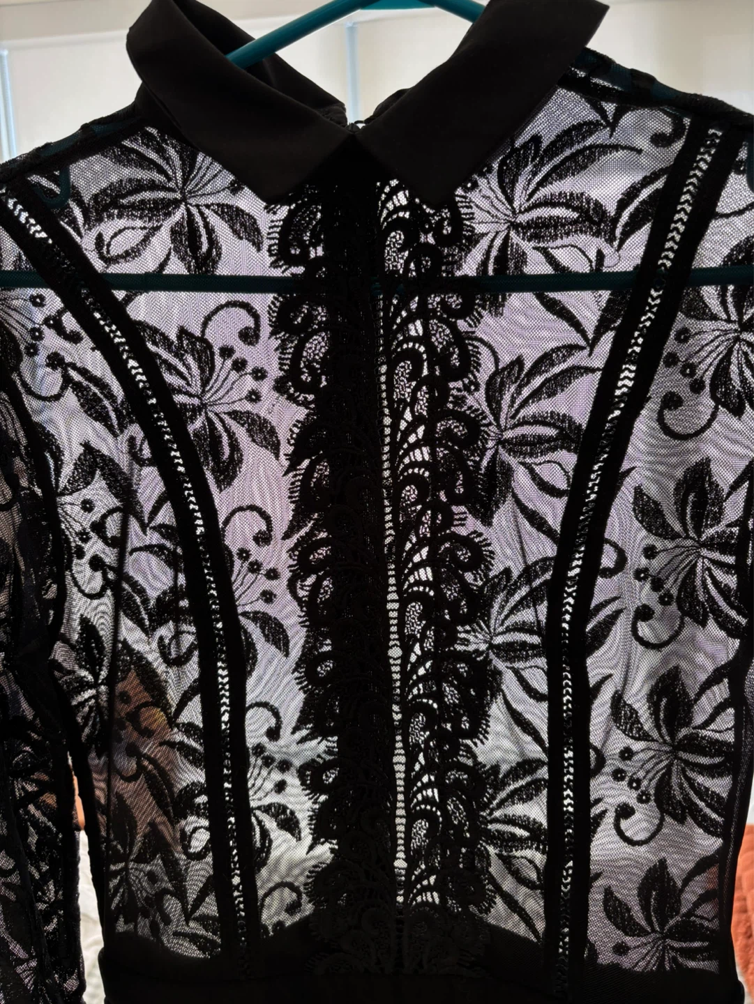 Black Lace Short Romper (Size S) - photo 4