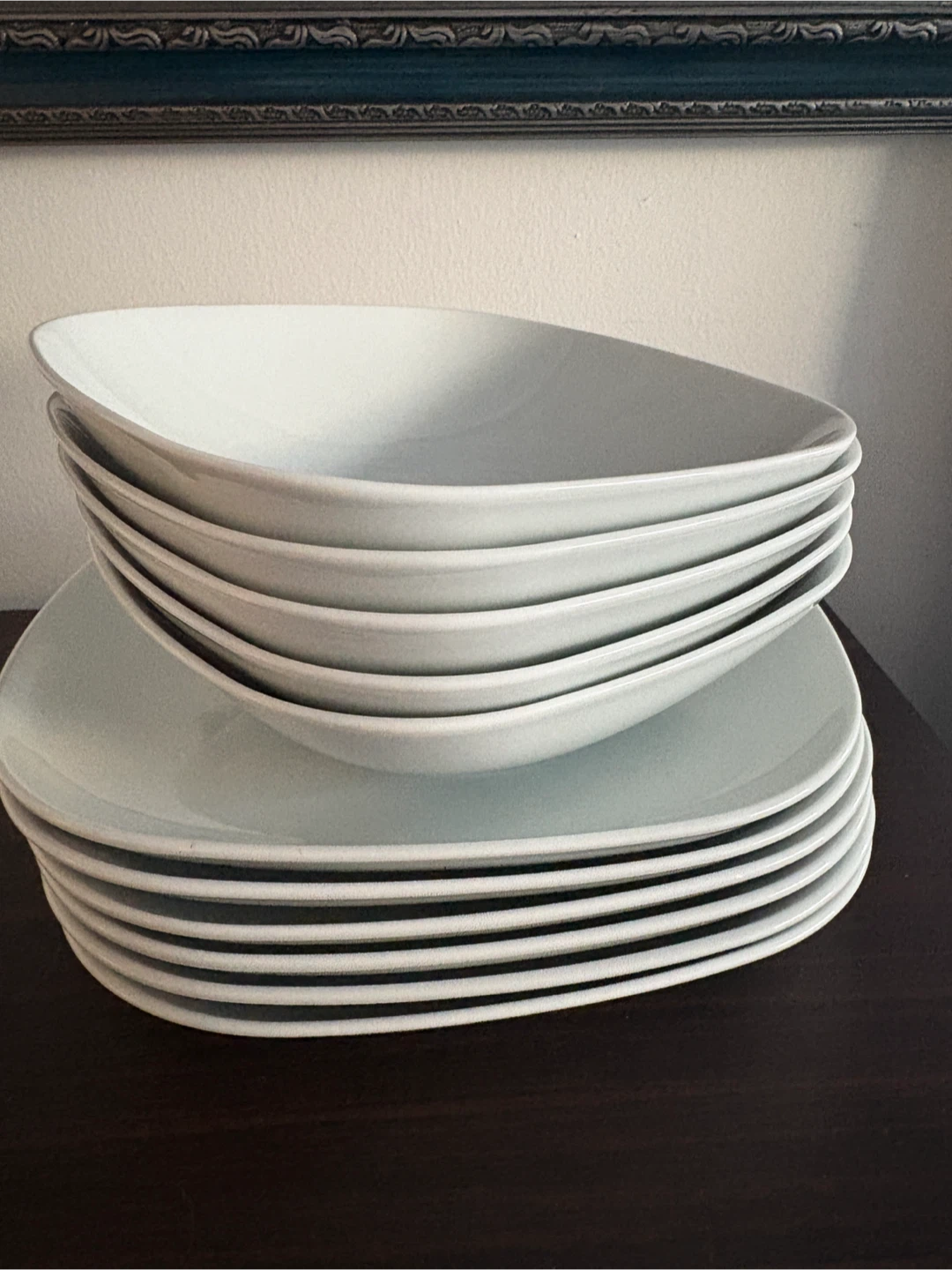 IKEA White Porcelain Plate & Bowl Set (for 6) - photo 2