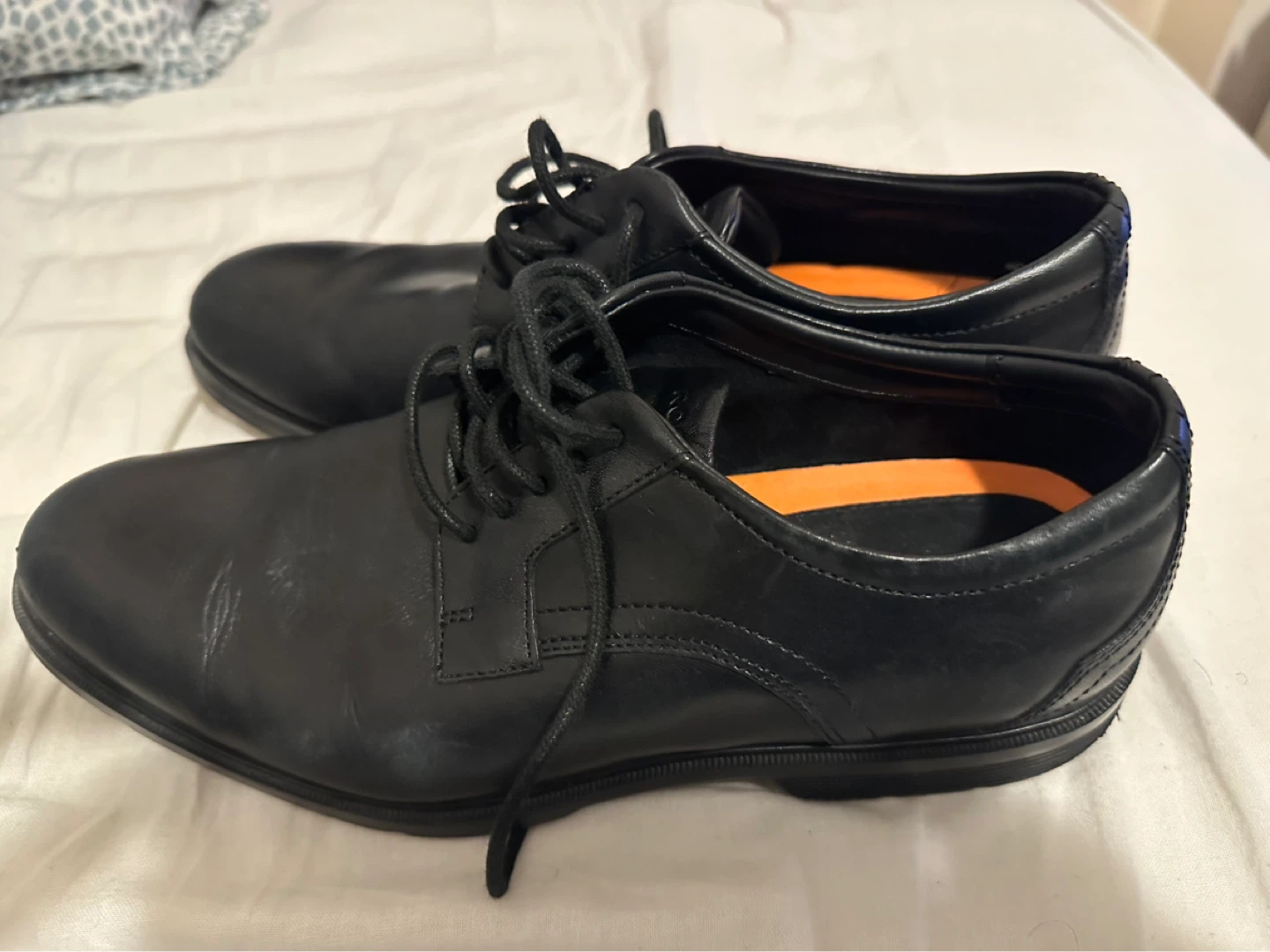 Men's Black Leather Dress Shoes Size 7