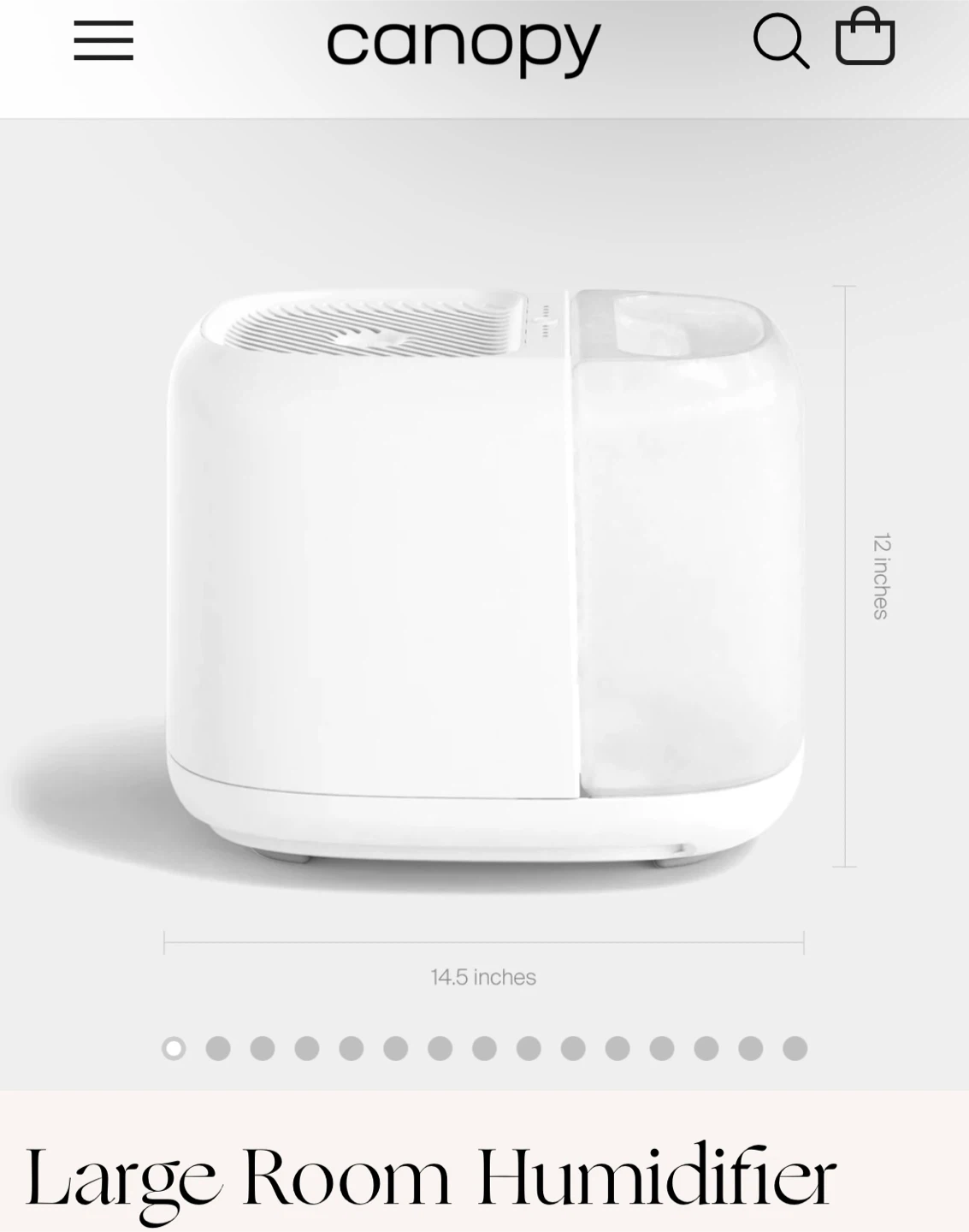 Canopy Large Room Humidifier