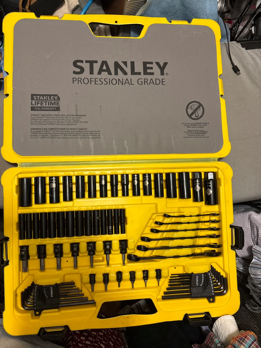 Stanley 183-Piece Black Chrome Mechanics Tool Set - photo 2