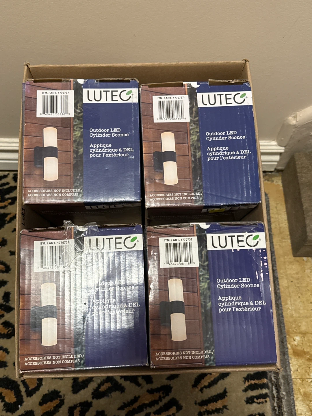 Lutec Outdoor LED Cylinder Sconce Light - photo 2