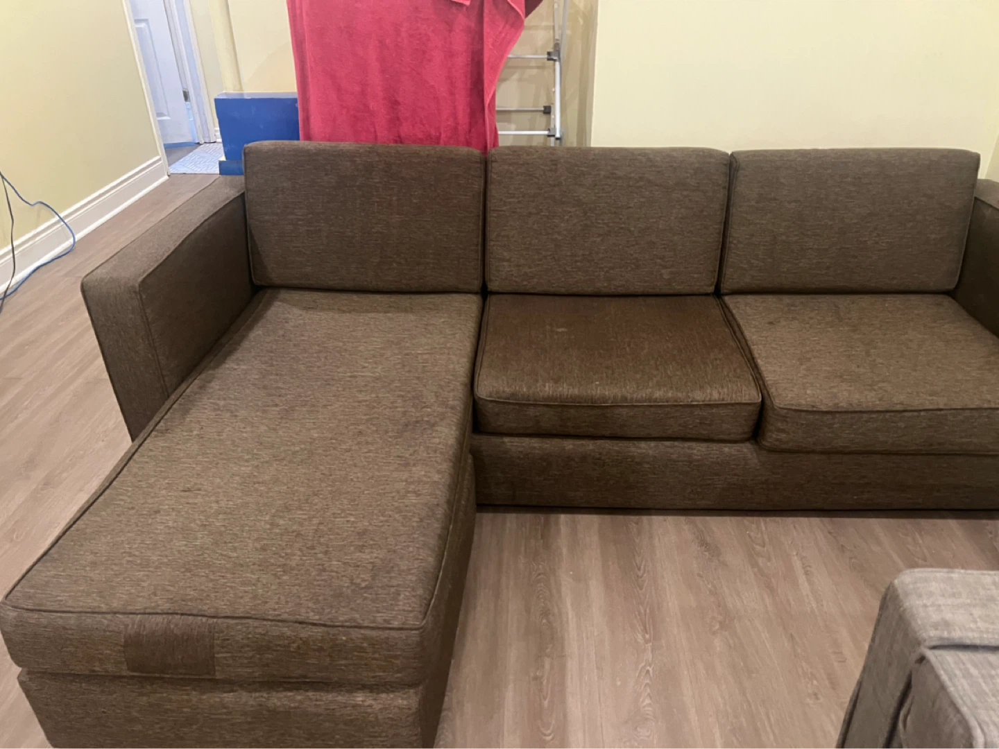 Brown Sectional Sofa - photo 3