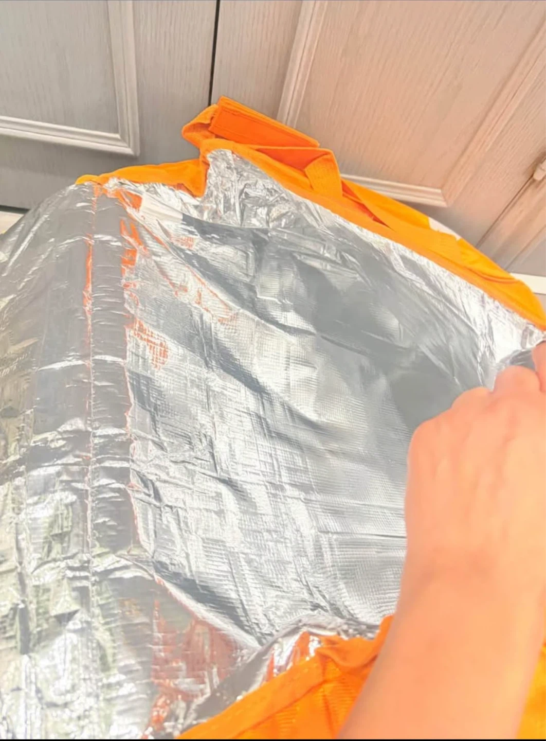 SkipTheDishes pizza  Delivery Bag - Orange - photo 3