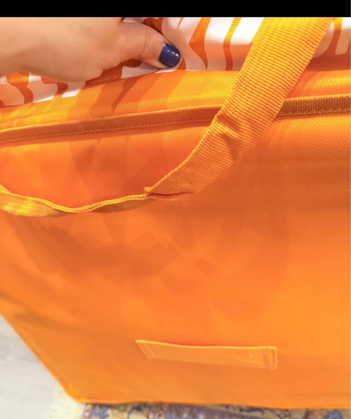 SkipTheDishes pizza  Delivery Bag - Orange - photo 4