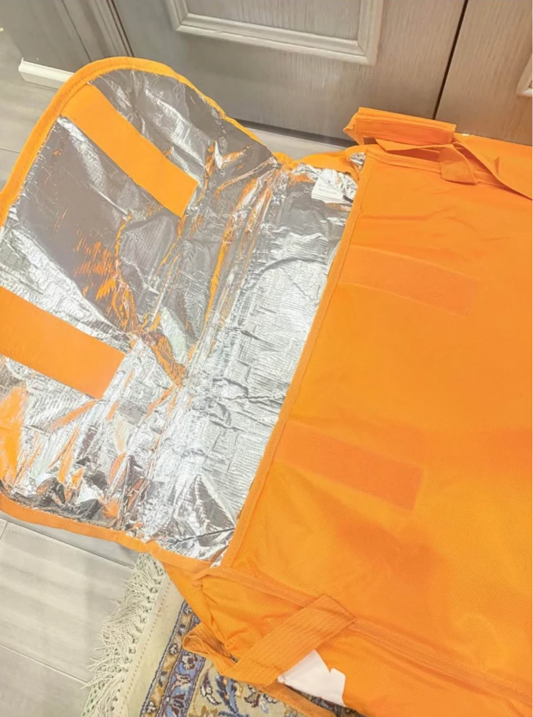 SkipTheDishes pizza  Delivery Bag - Orange - photo 2
