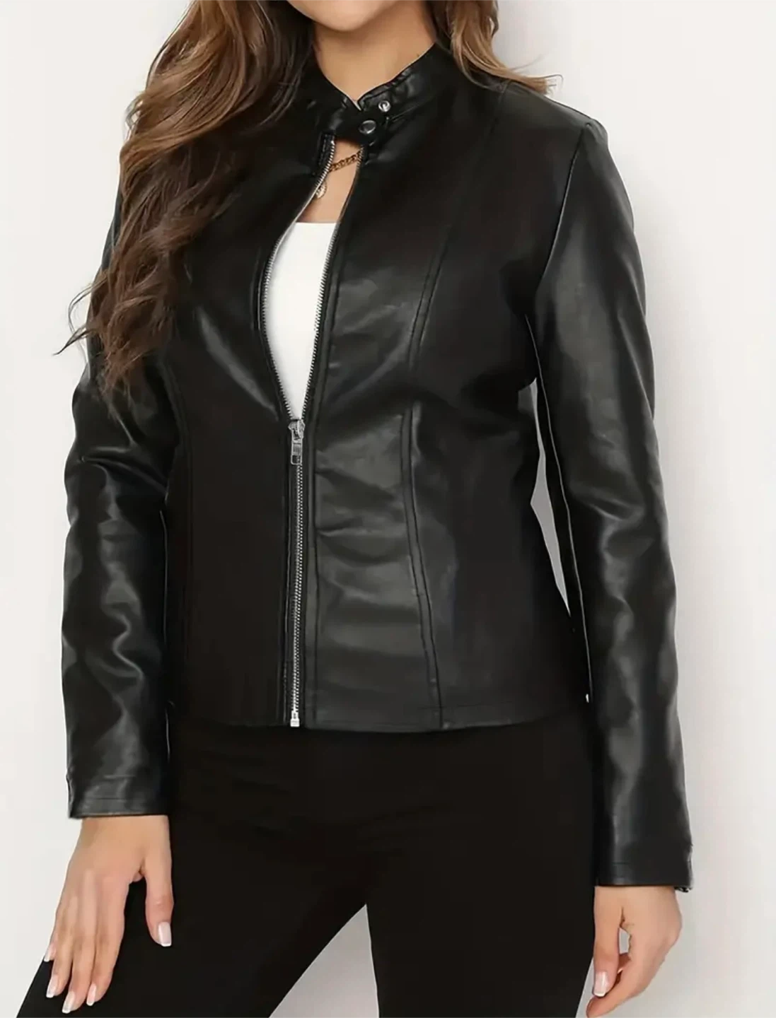 New Black Leather Jacket - photo 5
