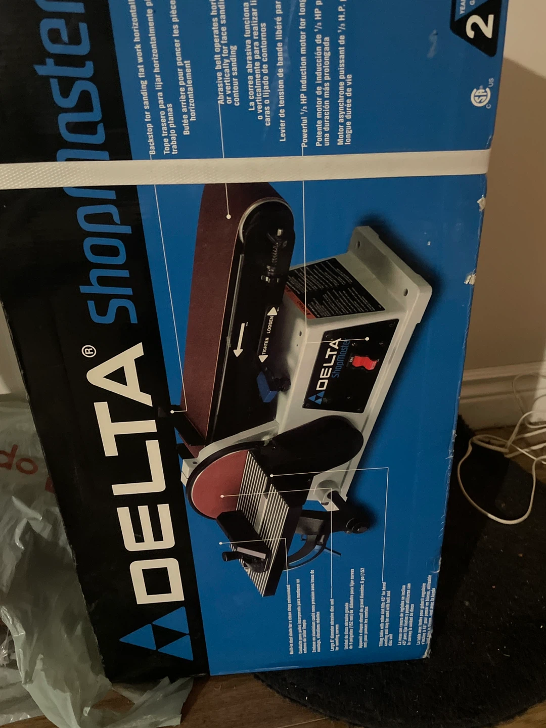 DELTA ShopMaster 4" Belt/6" Disc Sander