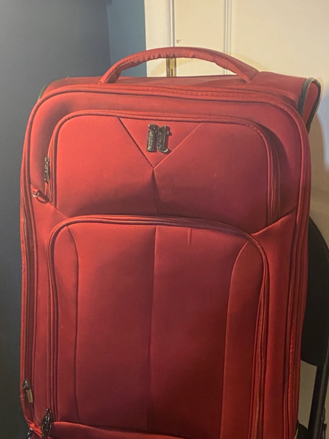 Red Rolling Suitcase