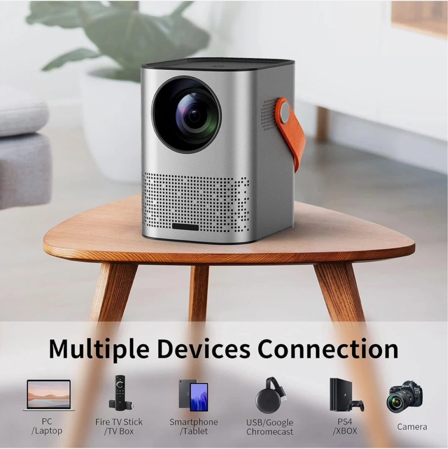 Meauro Portable Mini Projector with Remote and Accessories - photo 4