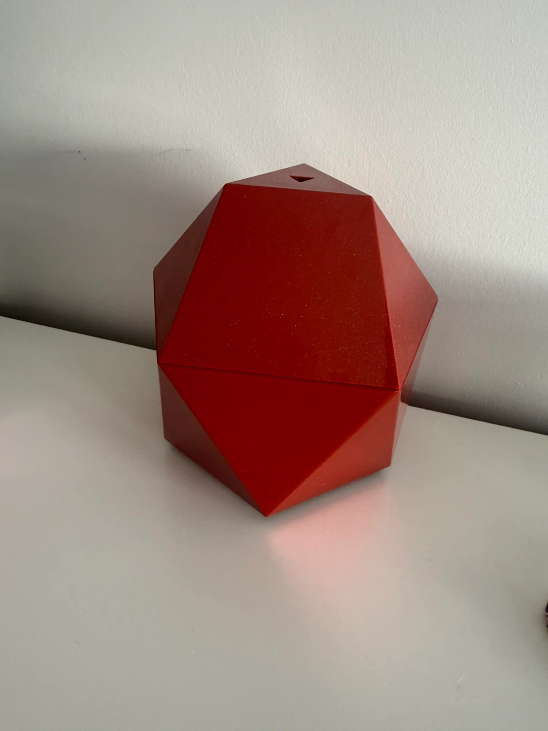 Red Geometric Diffuser