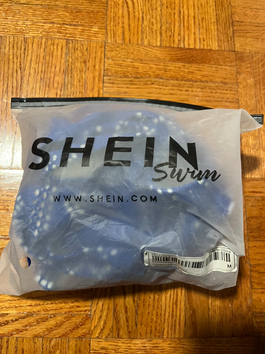 SHEIN Blue Crochet Bikini Swimsuit Size M