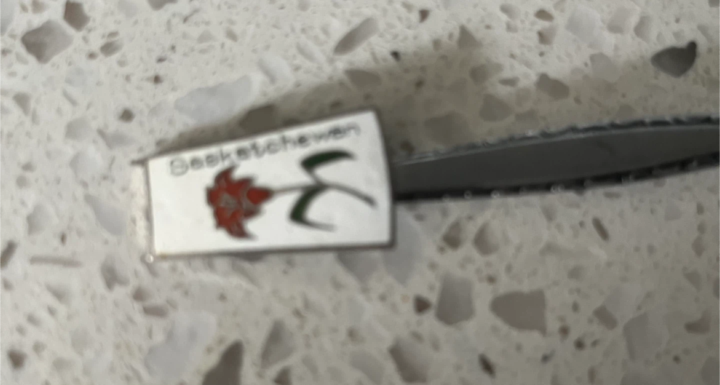 Saskatchewan Rose Souvenir Spoon - photo 2