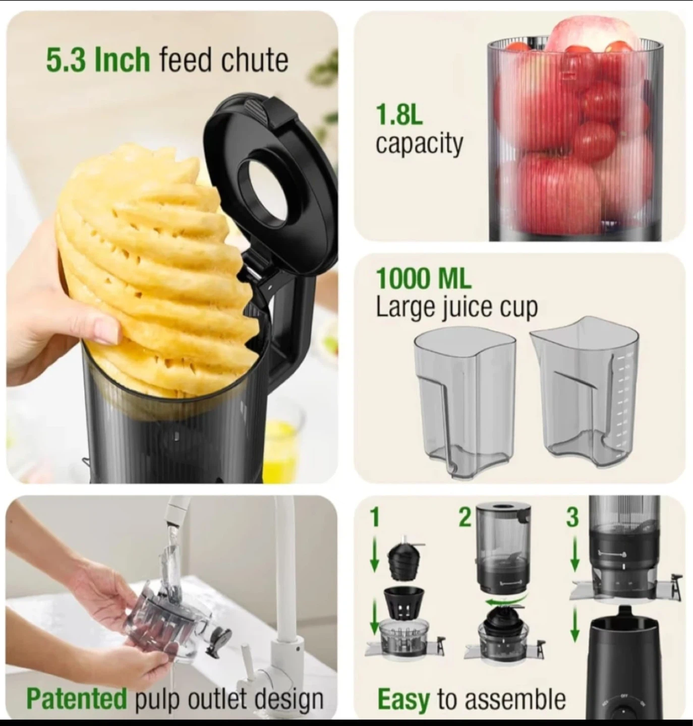 TUMMIST Slow Juicer - photo 3