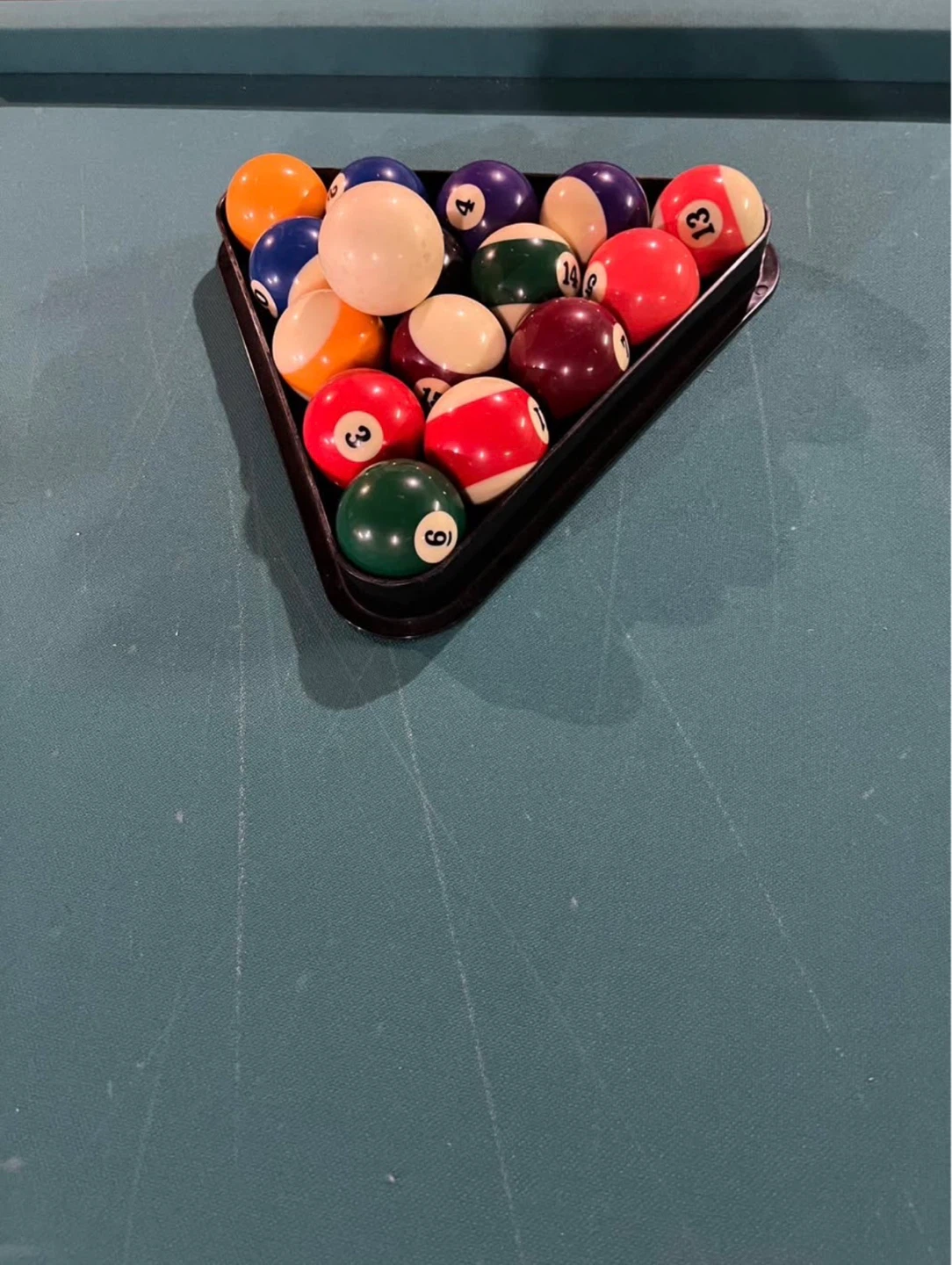 Pool Table with Cues and Balls - photo 4