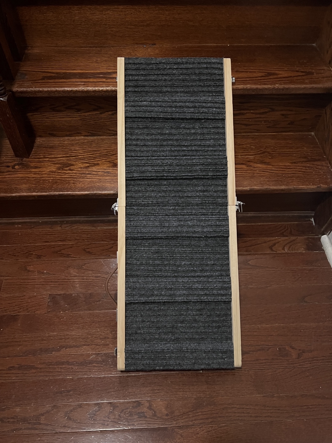 Foldable Pet Ramp with Wooden Frame