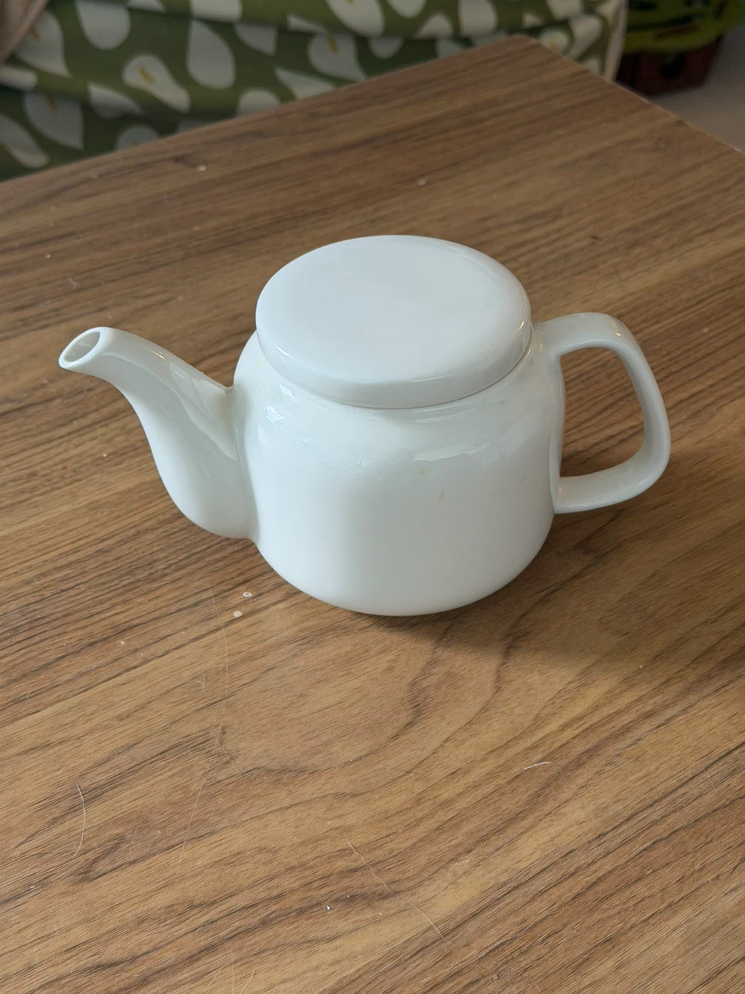 MUJI Beige Porcelain Tea Pot - photo 2